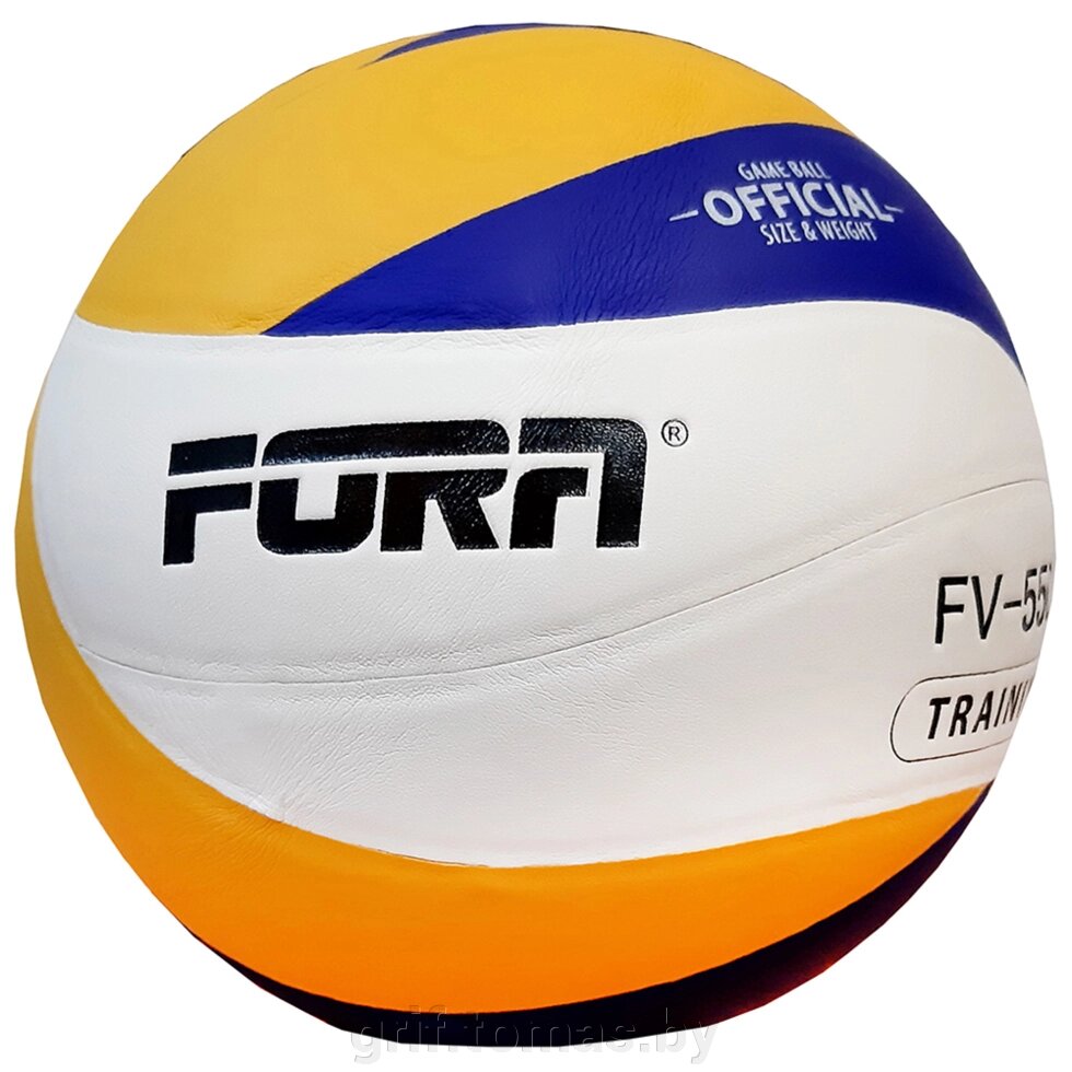 Мяч волейбольный тренировочный Fora (арт. FV-5501) от компании Интернет-магазин товаров для спорта и туризма ГРИФ-СПОРТ - фото 1