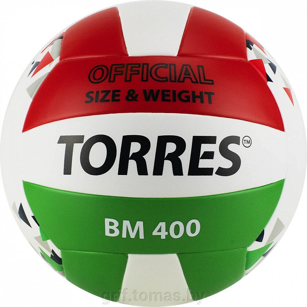 Мяч волейбольный тренировочный Torres BM400 (арт. V32015) от компании Интернет-магазин товаров для спорта и туризма ГРИФ-СПОРТ - фото 1