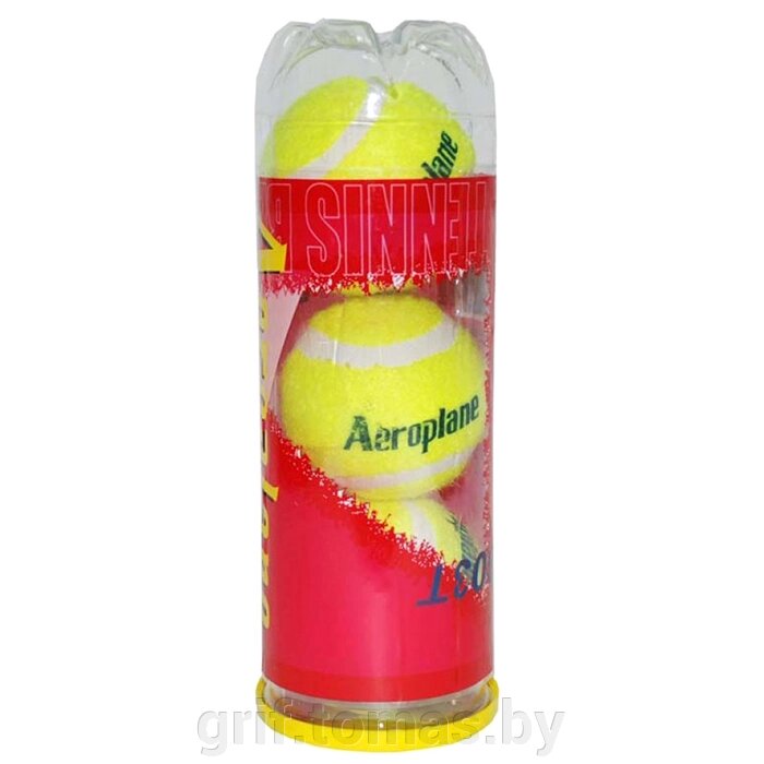 Мячи теннисные (3 мяча в тубе) (арт. 303Т-N) от компании Интернет-магазин товаров для спорта и туризма ГРИФ-СПОРТ - фото 1