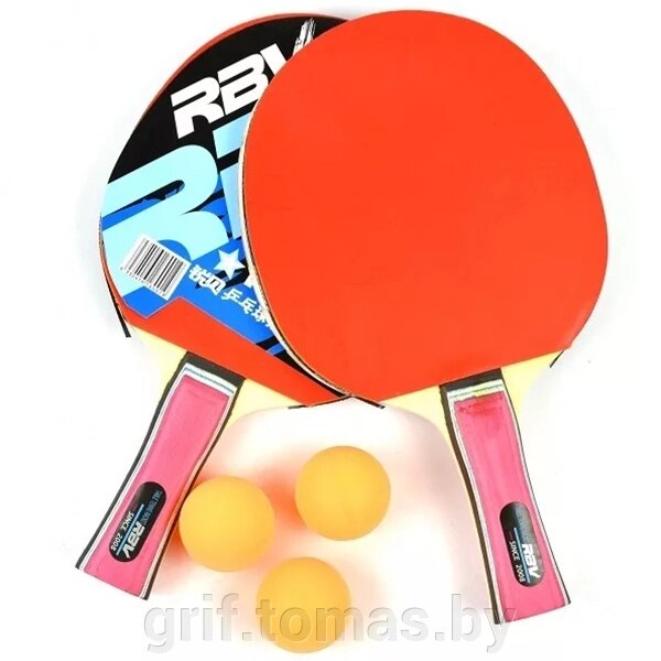 Набор для настольного тенниса RBV (арт. CF-RBV-0003H) от компании Интернет-магазин товаров для спорта и туризма ГРИФ-СПОРТ - фото 1
