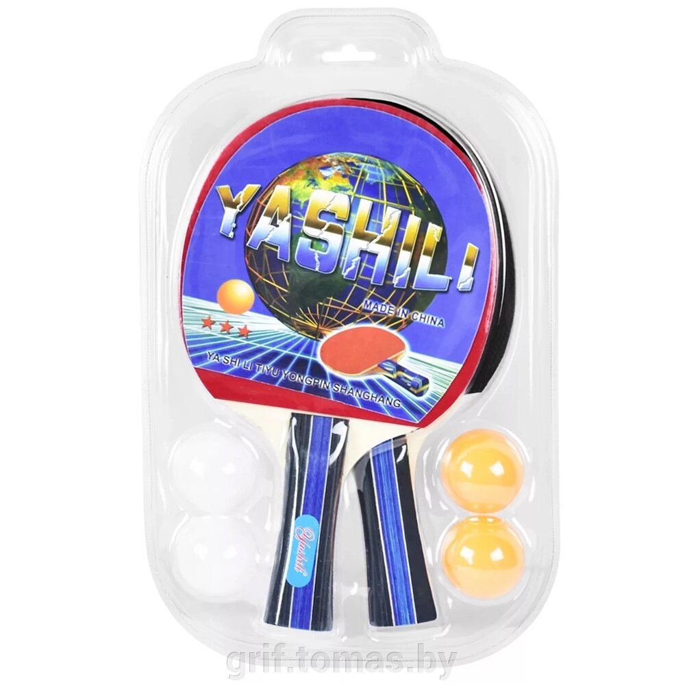 Набор для настольного тенниса Yashili (арт. CF-YAS-4761) от компании Интернет-магазин товаров для спорта и туризма ГРИФ-СПОРТ - фото 1