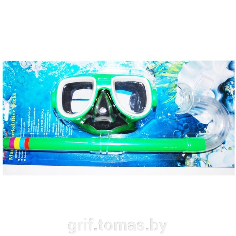 Набор для плавания детский (маска + трубка) (арт. LMH-24) от компании Интернет-магазин товаров для спорта и туризма ГРИФ-СПОРТ - фото 1