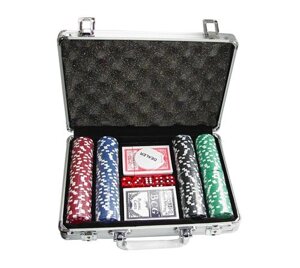 Набор для покера в чемодане на 200 фишек (арт. S-1)