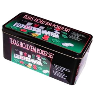 Набор для покера в коробке на 200 фишек (арт. CM-T22)