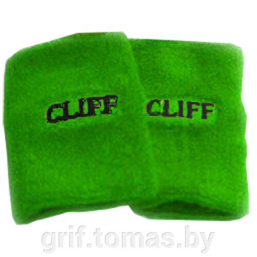 Напульсник Cliff (зеленый) (арт. CF-557-G) от компании Интернет-магазин товаров для спорта и туризма ГРИФ-СПОРТ - фото 1