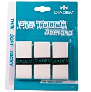 Обмотка для теннисной ракетки Diadem Pro Touch Overgrip (белый) (арт. GRP-TCH-03)