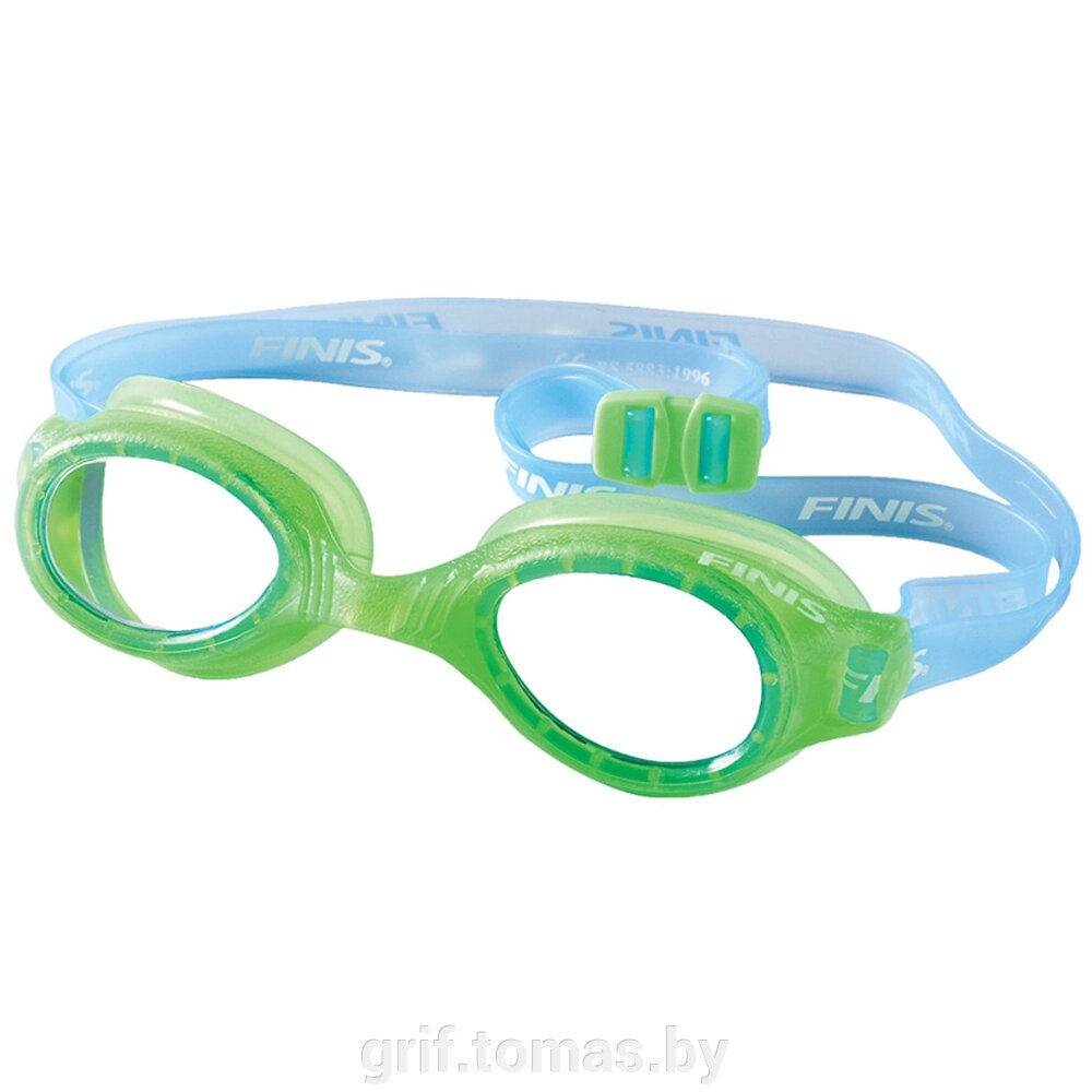 Очки для плавания детские Finis H2 (зеленый) (арт. 3.45.009.266) от компании Интернет-магазин товаров для спорта и туризма ГРИФ-СПОРТ - фото 1