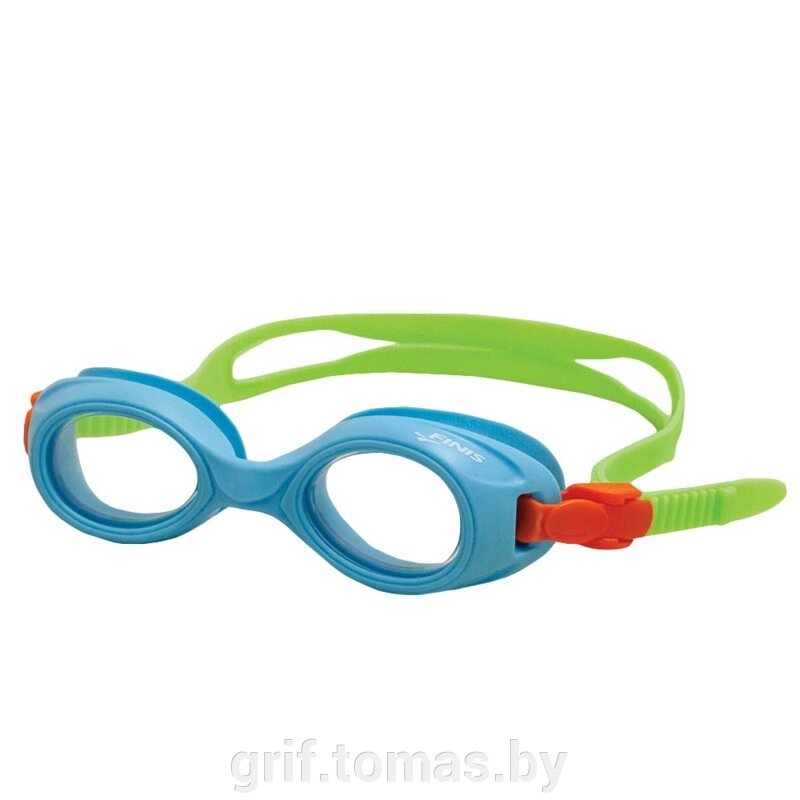 Очки для плавания детские Finis Helio Kids (Aqua/Clear) (арт. 3.45.018.297) от компании Интернет-магазин товаров для спорта и туризма ГРИФ-СПОРТ - фото 1