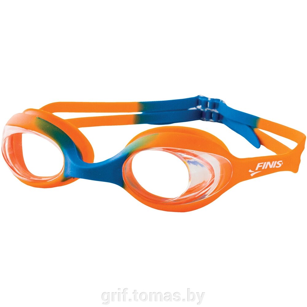 Очки для плавания детские Finis (Orange Blue/Clear) (арт. 3.45.011.129) от компании Интернет-магазин товаров для спорта и туризма ГРИФ-СПОРТ - фото 1