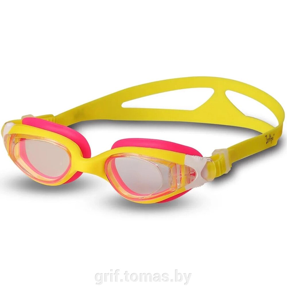 Очки для плавания детские Indigo Nemo (желтый/розовый) (арт. GS16-3-Y/PI) от компании Интернет-магазин товаров для спорта и туризма ГРИФ-СПОРТ - фото 1