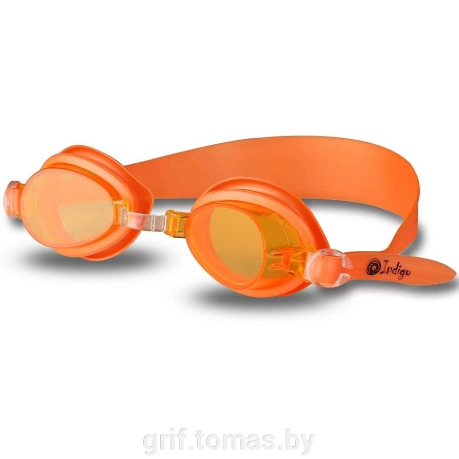Очки для плавания детские Indigo (оранжевый) (арт. 706G-OR) от компании Интернет-магазин товаров для спорта и туризма ГРИФ-СПОРТ - фото 1