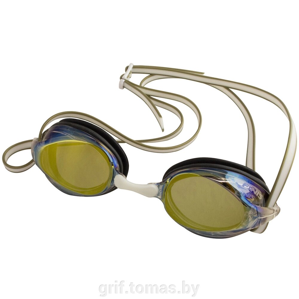 Очки для плавания Finis Tide Mirror (золотистый/белый) (арт. 3.45.060.369) от компании Интернет-магазин товаров для спорта и туризма ГРИФ-СПОРТ - фото 1