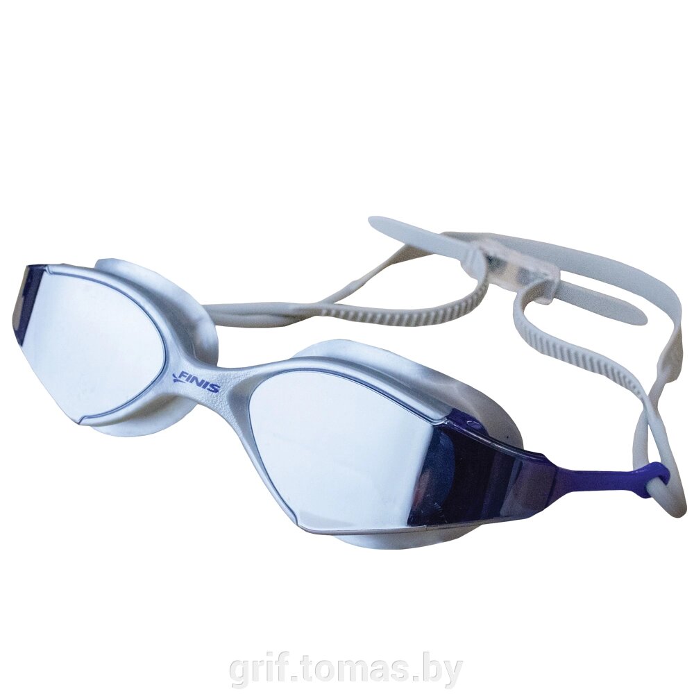 Очки для плавания Finis Voltage Mirror (Silver/Blue) (арт. 3.45.092.135) от компании Интернет-магазин товаров для спорта и туризма ГРИФ-СПОРТ - фото 1
