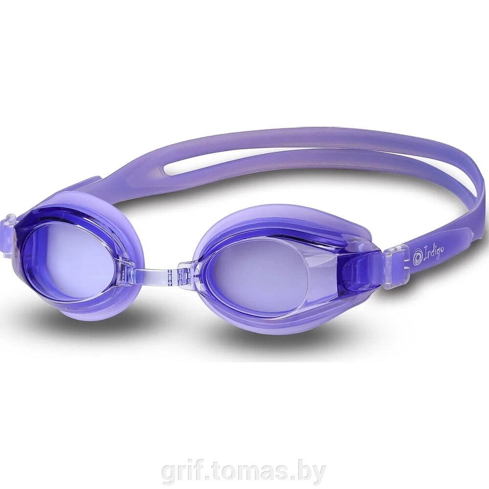 Очки для плавания Indigo (фиолетовый) (арт. 108G-PU) от компании Интернет-магазин товаров для спорта и туризма ГРИФ-СПОРТ - фото 1