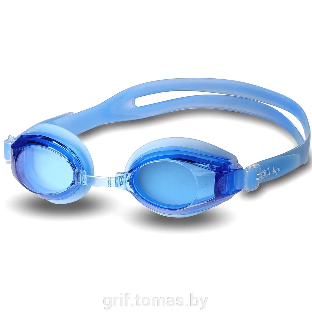 Очки для плавания Indigo (синий) (арт. 113G-BL) от компании Интернет-магазин товаров для спорта и туризма ГРИФ-СПОРТ - фото 1