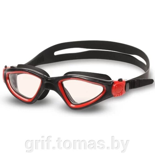Очки для плавания Indigo Snail (черный/красный) (арт. S2937F-BK-R) от компании Интернет-магазин товаров для спорта и туризма ГРИФ-СПОРТ - фото 1