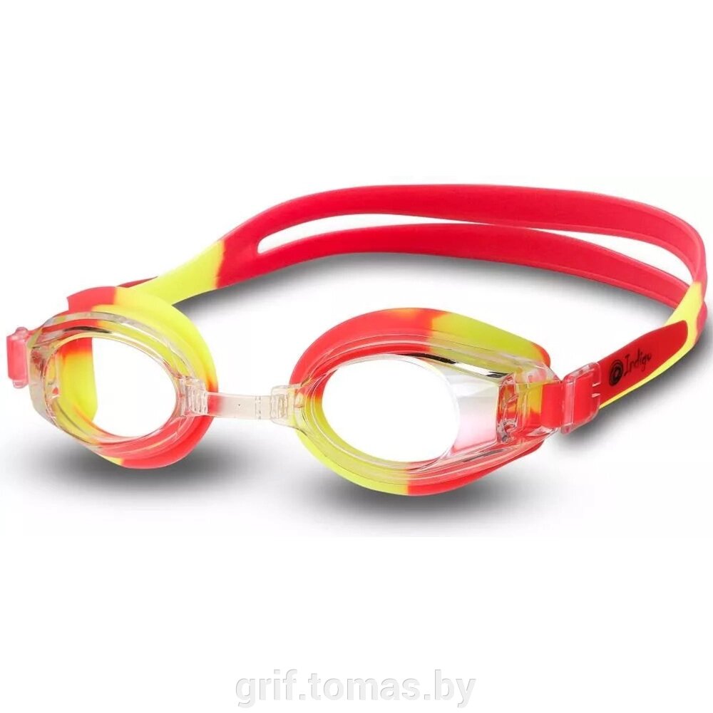 Очки для плавания Indigo (желтый/розовый) (арт. 102G-Y-PI) от компании Интернет-магазин товаров для спорта и туризма ГРИФ-СПОРТ - фото 1