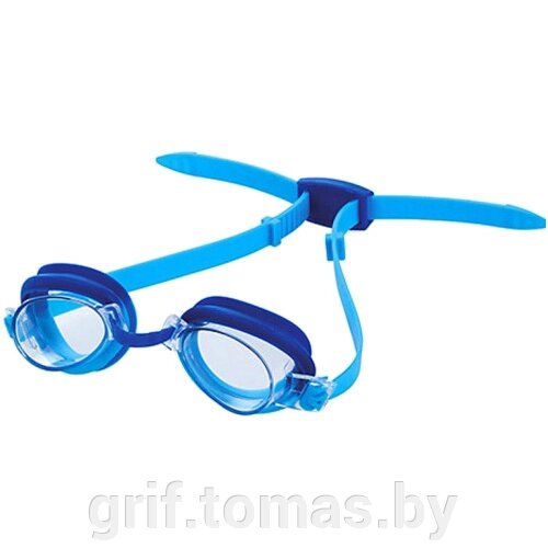 Очки для плавания подростковые Fashy Top Junior (голубой/синий) (арт. 4105 S) от компании Интернет-магазин товаров для спорта и туризма ГРИФ-СПОРТ - фото 1