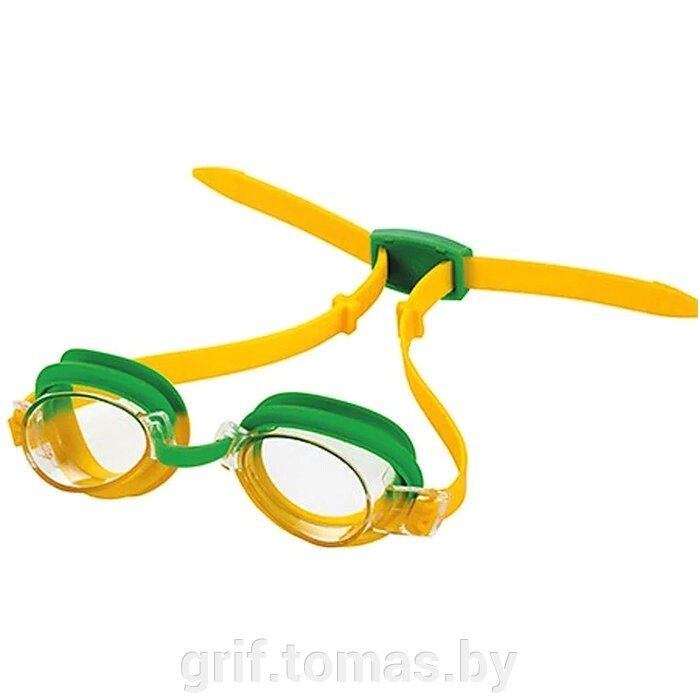 Очки для плавания подростковые Fashy Top Junior (желтый/зеленый) (арт. 4105 S) от компании Интернет-магазин товаров для спорта и туризма ГРИФ-СПОРТ - фото 1
