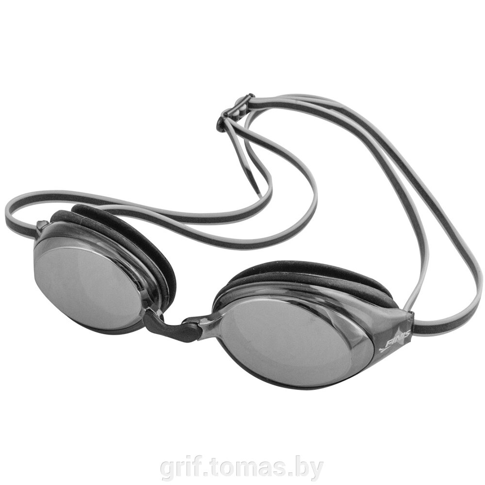 Очки для плавания подростковые Finis Ripple Mirror (серебристый/черный) (арт. 3.45.026.337) от компании Интернет-магазин товаров для спорта и туризма ГРИФ-СПОРТ - фото 1