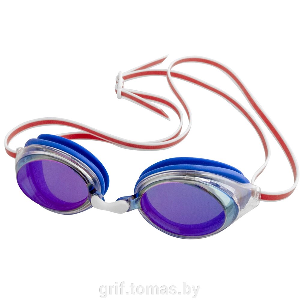 Очки для плавания подростковые Finis Ripple Mirror (синий/красный) (арт. 3.45.026.345) от компании Интернет-магазин товаров для спорта и туризма ГРИФ-СПОРТ - фото 1