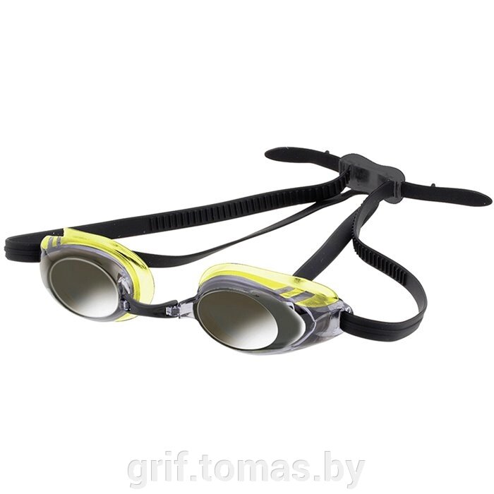 Очки для плавания тренировочные Aquafeel Glide Mirror (серебристый/салатовый) (арт. 4118-62) от компании Интернет-магазин товаров для спорта и туризма ГРИФ-СПОРТ - фото 1