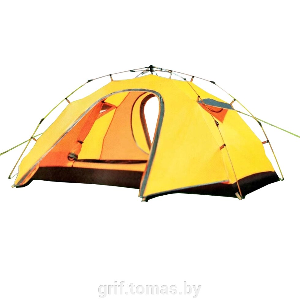 Палатка двухместная туристическая (арт. SY-T018-CA) от компании Интернет-магазин товаров для спорта и туризма ГРИФ-СПОРТ - фото 1