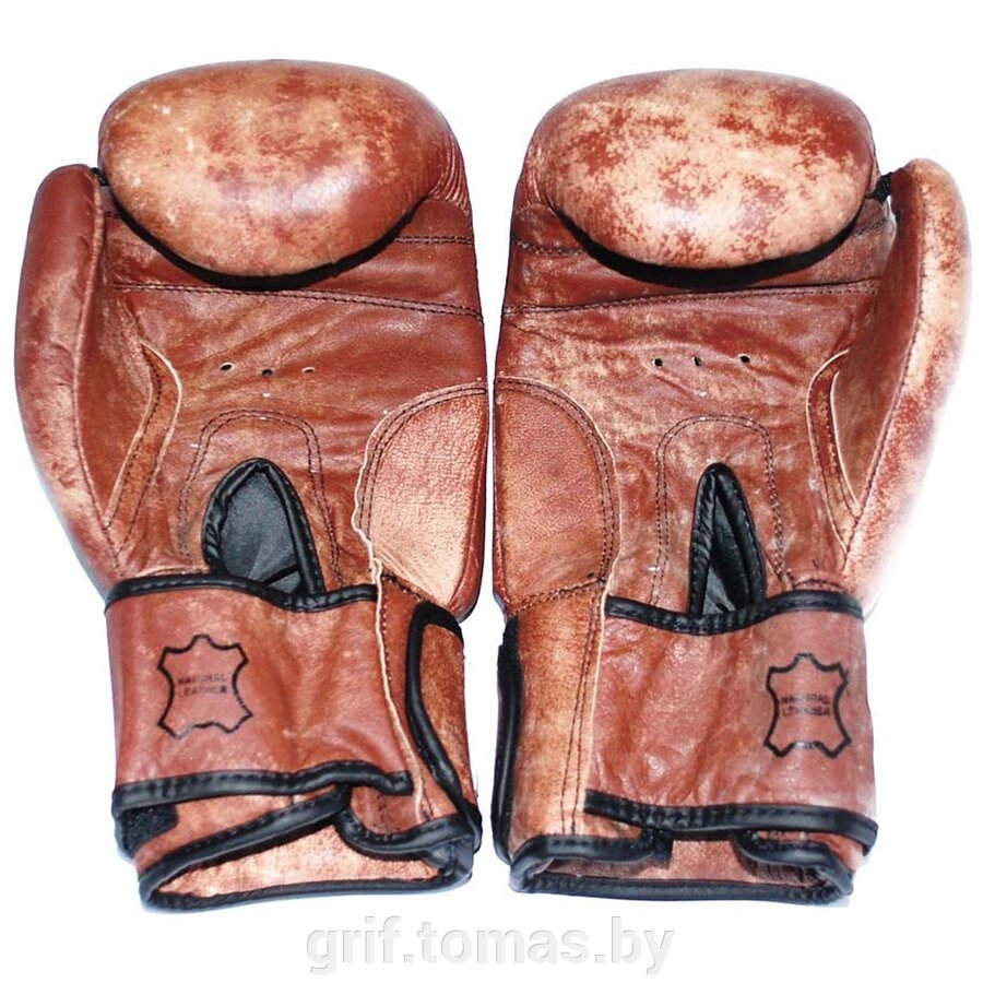 Перчатки боксерские ZEZ Sport кожа (арт. Vintage) от компании Интернет-магазин товаров для спорта и туризма ГРИФ-СПОРТ - фото 1