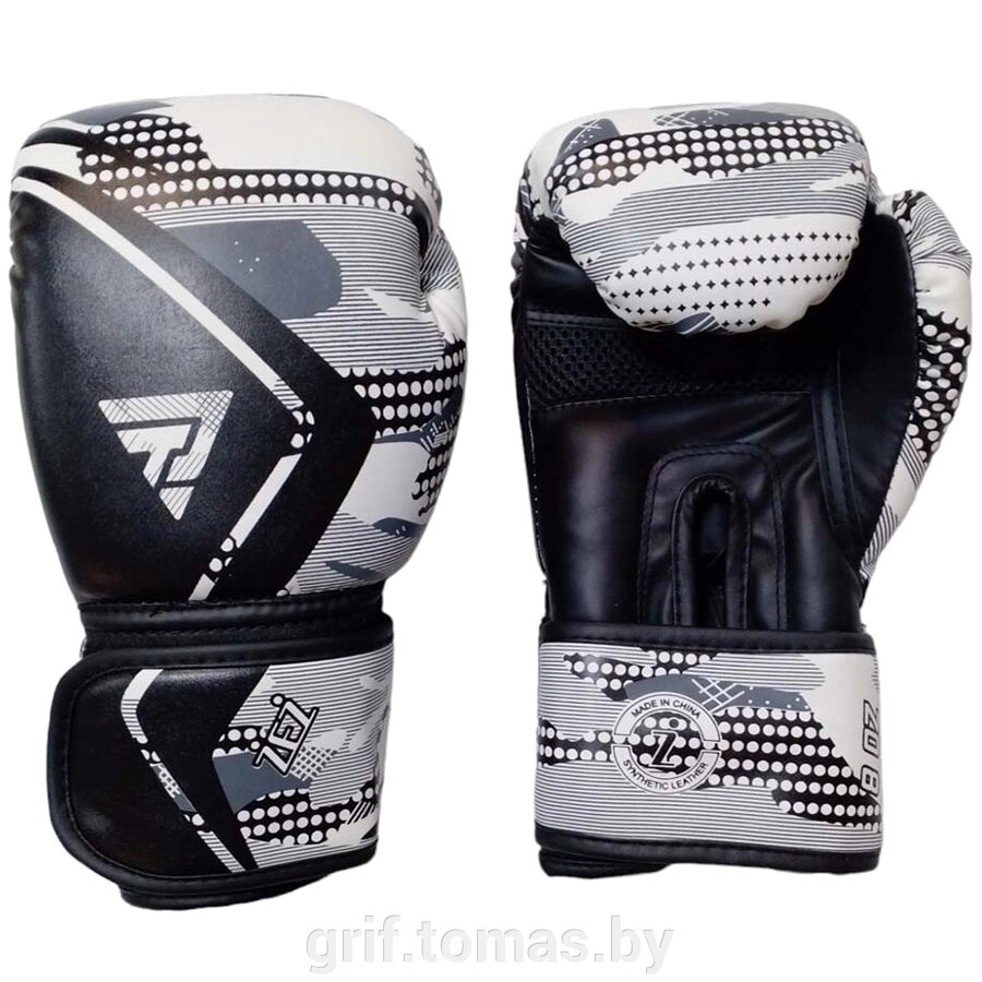 Перчатки боксерские ZEZ Sport ПУ (арт. Z116H-МБ) от компании Интернет-магазин товаров для спорта и туризма ГРИФ-СПОРТ - фото 1