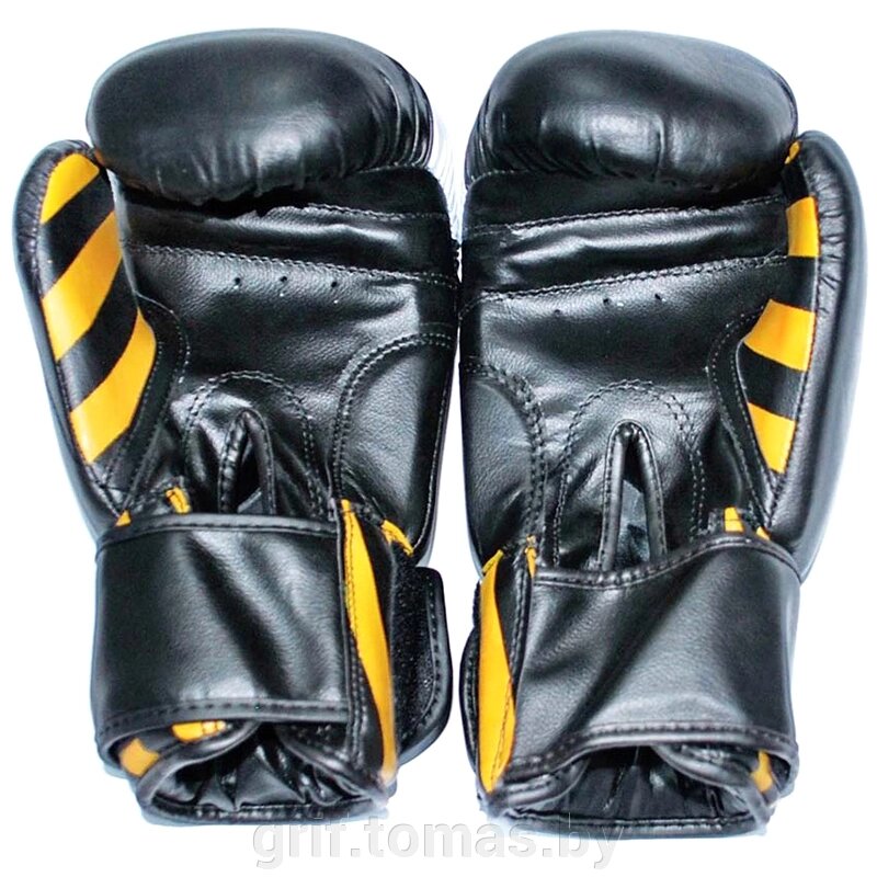 Перчатки боксерские ZEZ Sport ПВХ (арт. Fighter) от компании Интернет-магазин товаров для спорта и туризма ГРИФ-СПОРТ - фото 1