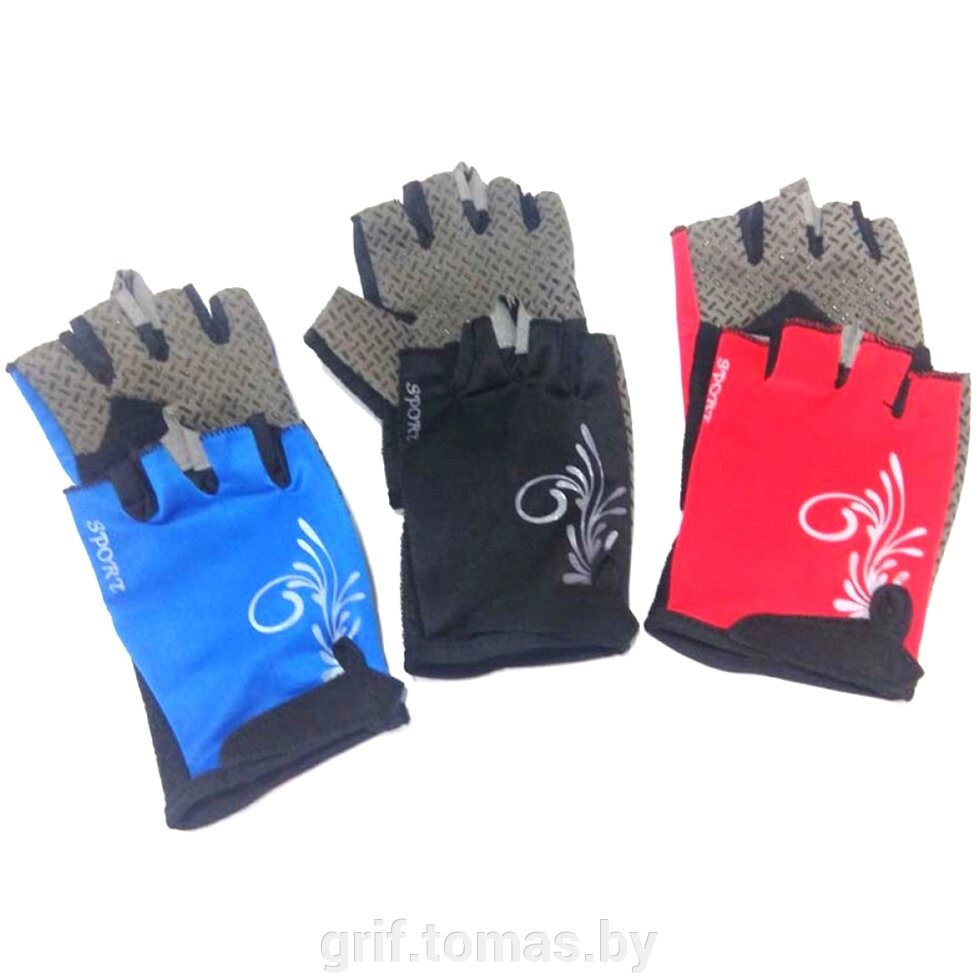 Перчатки для фитнеса (арт. 222-2) от компании Интернет-магазин товаров для спорта и туризма ГРИФ-СПОРТ - фото 1