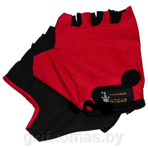 Перчатки для фитнеса Ayoun (красный) (арт. 916) от компании Интернет-магазин товаров для спорта и туризма ГРИФ-СПОРТ - фото 1