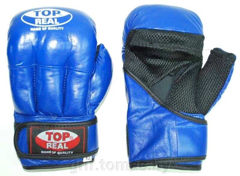 Перчатки для рукопашного боя кожа (арт. RUK-NK) от компании Интернет-магазин товаров для спорта и туризма ГРИФ-СПОРТ - фото 1