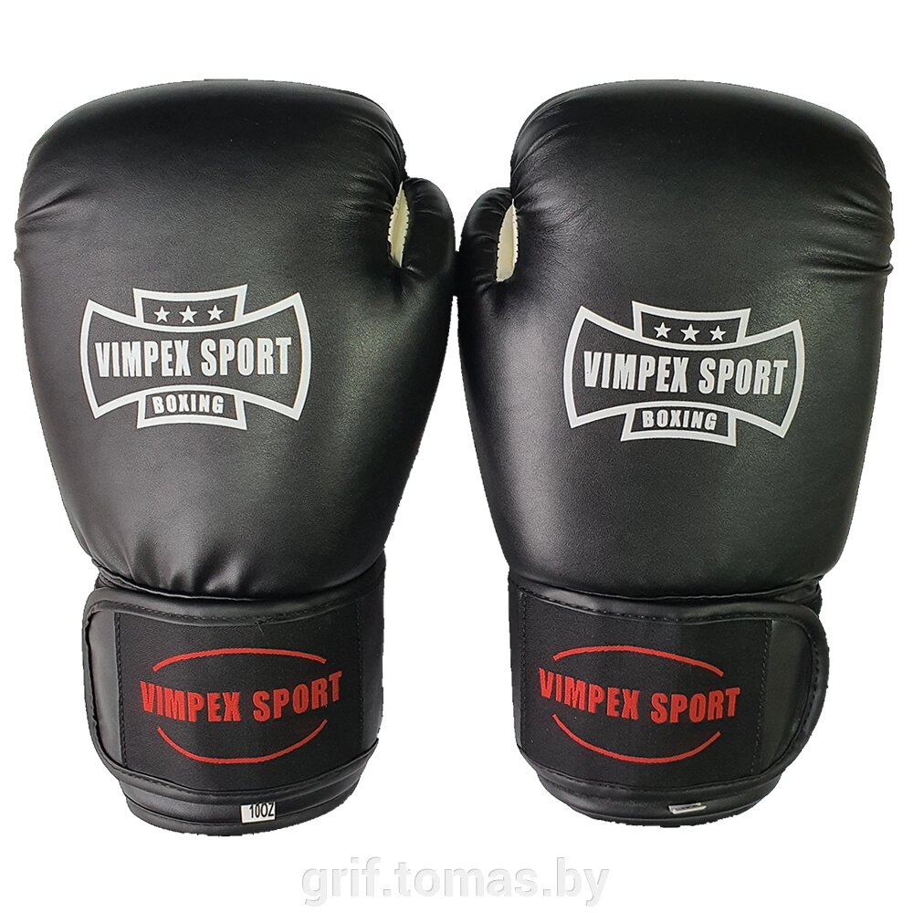 Перчатки для тайского бокса Vimpex Sport ПУ  (арт. 3014) от компании Интернет-магазин товаров для спорта и туризма ГРИФ-СПОРТ - фото 1