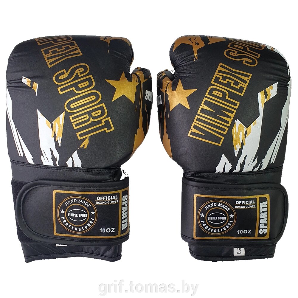 Перчатки для тайского бокса Vimpex Sport ПУ  (арт. 3079) от компании Интернет-магазин товаров для спорта и туризма ГРИФ-СПОРТ - фото 1