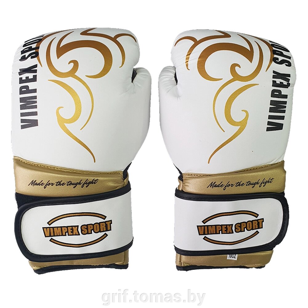 Перчатки для тайского бокса Vimpex Sport ПУ  (арт. 3080) от компании Интернет-магазин товаров для спорта и туризма ГРИФ-СПОРТ - фото 1
