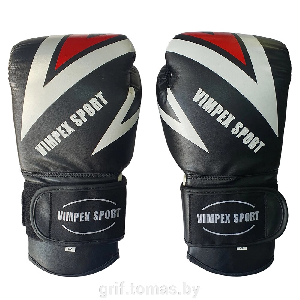 Перчатки для тайского бокса Vimpex Sport ПУ  (арт. 3092) от компании Интернет-магазин товаров для спорта и туризма ГРИФ-СПОРТ - фото 1