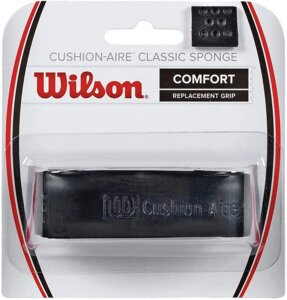 Обмотка базовая для теннисной ракетки Wilson Cushion-Aire Classic Sponge (черный) (арт. WRZ4205BK) в Минске от компании Интернет-магазин товаров для спорта и туризма ГРИФ-СПОРТ