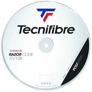 Струна теннисная Tecnifibre Razor Code 1.25/200 м (серый) (арт. 04RRA125XC) в Минске от компании ГРИФ-СПОРТ - товары для спорта, туризма и активного отдыха
