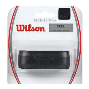 Обмотка базовая для теннисной ракетки Wilson Featherthin (черный) (арт. WRZ4204BK) в Минске от компании ГРИФ-СПОРТ - товары для спорта, туризма и активного отдыха