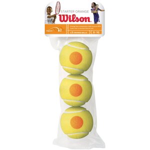 Мячи теннисные Wilson Starter Orange Tball (3 мяча в пакете) (арт. WRT137300)