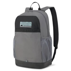 Рюкзак спортивный Puma Plus Backpack (серый/черный) (арт. 07961502-X) в Минске от компании Интернет-магазин товаров для спорта и туризма ГРИФ-СПОРТ