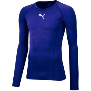 Футболка спортивная компрессионная мужская Puma Liga Baselayer Tee LS (синий) (арт. 65592010) в Минске от компании Интернет-магазин товаров для спорта и туризма ГРИФ-СПОРТ