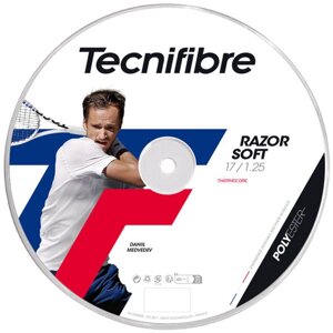 Струна теннисная Tecnifibre Razor Soft 1.3/200 м (серый) (арт. 04RRAS130N)