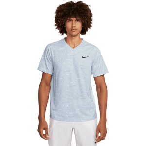 Футболка теннисная мужская Nike Court Dri-FIT Victory Printed Tee (голубой) (арт. FD5392-474) в Минске от компании Интернет-магазин товаров для спорта и туризма ГРИФ-СПОРТ