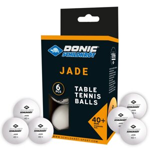 Мячи для настольного тенниса Donic-Schildkröt Jade (белый) (арт. 618371) в Минске от компании ГРИФ-СПОРТ - товары для спорта, туризма и активного отдыха