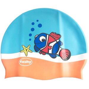 Шапочка для плавания детская Fashy (голубой/рыбка) (арт. 30403) в Минске от компании Интернет-магазин товаров для спорта и туризма ГРИФ-СПОРТ