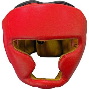 Шлем боксерский Vimpex Sport ПУ (красный) (арт. 5045)