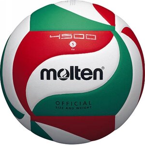 Мяч волейбольный игровой Molten V5M4500-X (арт. V5M4500X) в Минске от компании Интернет-магазин товаров для спорта и туризма ГРИФ-СПОРТ