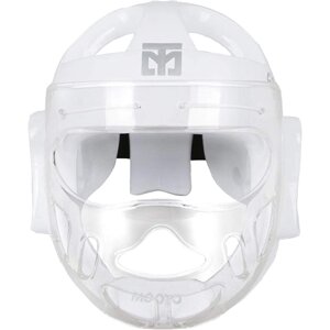 Шлем тхэквондо с защитной маской WT Mooto Extera (белый) в Минске от компании Интернет-магазин товаров для спорта и туризма ГРИФ-СПОРТ